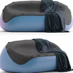 Plust GUMBALL SOFA garden sofa 2 with coverlet 3D model