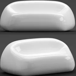 Plust Gumball Sofa Garden Sofa 3D model