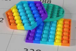 Pop-It Fidget Toy Set Low-poly 3D model