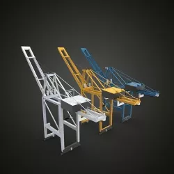Port Crane 3D model