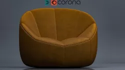 Pumpkin Armchair  3D model