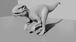 Raptor Animation 3D model