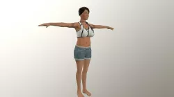 Reina Character 3D model