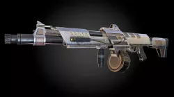 Rifle MG-747 Low-poly 3D model