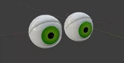 RIGGED EYES  3D model