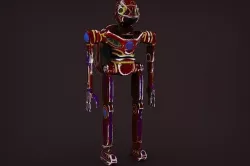 ROBOT L99 PBR GAME READY 3D model