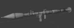 RPG 7 Low-poly 3D model