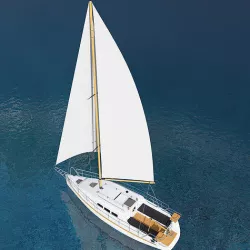 Sailing yacht 3D model