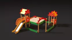 Sandbox 3D model
