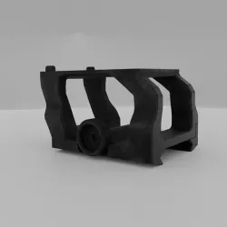 Scalarworks LEAP RMR Red Dot Mount Low-poly 3D model