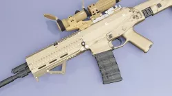 scarl gun Low-poly 3D model