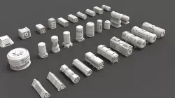 scifi props 3D model