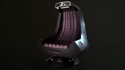 Scifi Star Wars Chair Low-poly 3D model