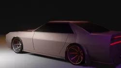 Simple car 3D model