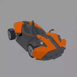 Simple car  3D model
