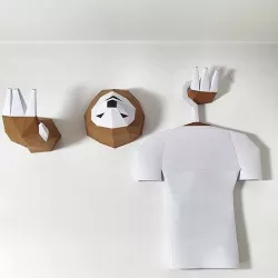SLOTH - CLOTH Low-poly 3D model