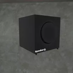 Speaker Low-poly 3D model