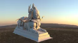 Sphinx Alien 3D model