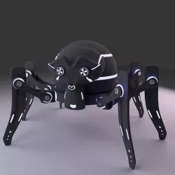 Spider Monkey Low-poly 3D model