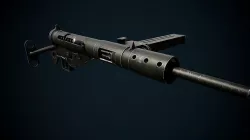 STEN Mk II - WW2 British Submachine Gun PBR Low-poly 3D model Low-poly 3D model