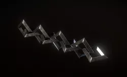 Stylized Chain Low-poly 3D model