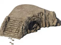 Suburb - Accessories - Huanglongshan steps 02 3D model