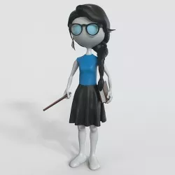 Teacher 3D model