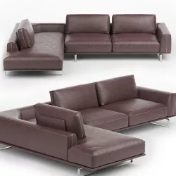 Tempo Sofa by Natuzzi 3D model