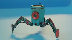 Toon Bot Low-poly 3D model
