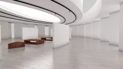 VR Gallery eye baked 3D 3D model