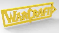Warcraft Logo 3D model