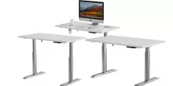 White Lift Desk BLENDER 3D Model Cycles 3D model