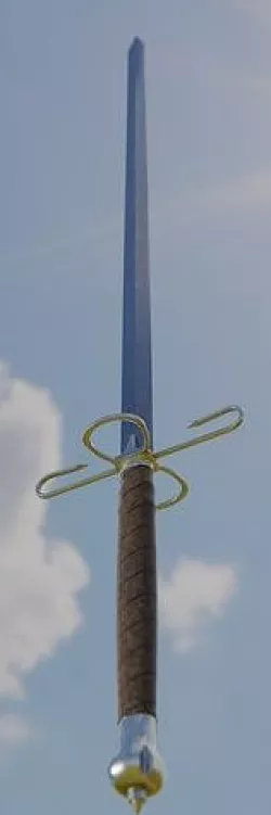 William Wallace claymore sword Low-poly 3D model