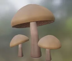3 Default Mushroom 3D model