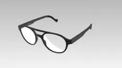 3dprint sunglass  Low-poly 3D model