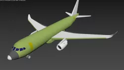 A320-200 Low-poly 3D model