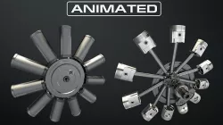 Aircraft Engine 3D model
