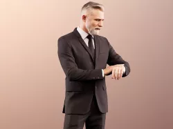 Alex 11838 - businessman ceo beard hipster boss best-ager 3D model
