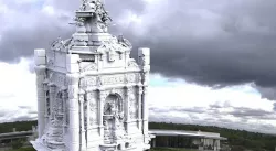 Angel temple with angels on roof  3D model