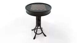 Antique Chess table 3D model