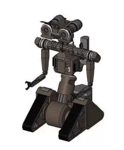 ARC-02-Johnny 5 robot 3D model 3D model