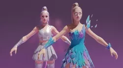 Ariana Grande Fortnite Skin T Pose Rigging Low-poly 3D model