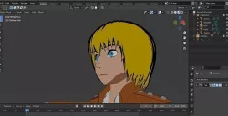 Armin AttackOnTitian 3D model