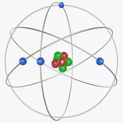Atom Nuclear Model - Rutherford 3D model