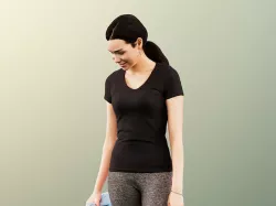 Aylin 11891 - Sporty Girl Exercise Sport 3D model