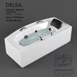 bathtub 01 Low-poly 3D model