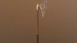 Battle Axe Ouroboros Low-poly 3D model