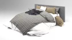 Bed 01 3D model
