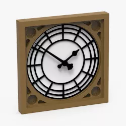 Big Ben Low-poly 3D model