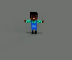 Boy Child Low-poly 3D model